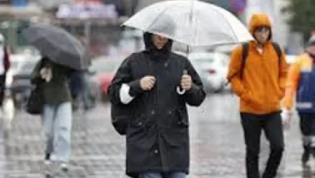 Samsun’da çok bulutlu hava ve karla karışık yağmur bekleniyor