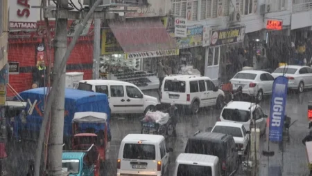 Batman’da yağmur ve karla karışık yağmur etkili olacak