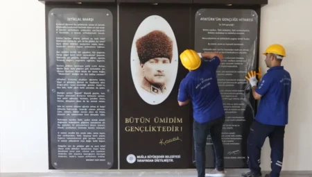 Muğla’da 14 okulda bakım-onarım ve Atatürk köşesi çalışmaları başlatıldı