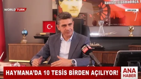 Haymana’da 10 tesis aynı gün hizmete girecek, açılışta Özgür Özel ve Mansur Yavaş da yer alacak